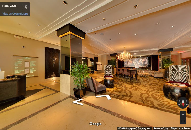 Hotel Zaza Houston at Museum District Google Virtual Tour 360 Video Photography Houston