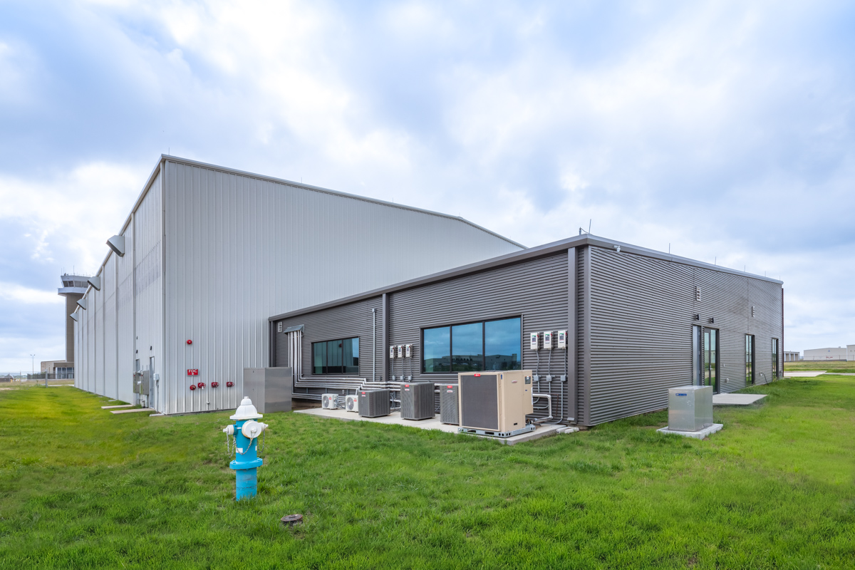 texas southern university hangar architecture photography