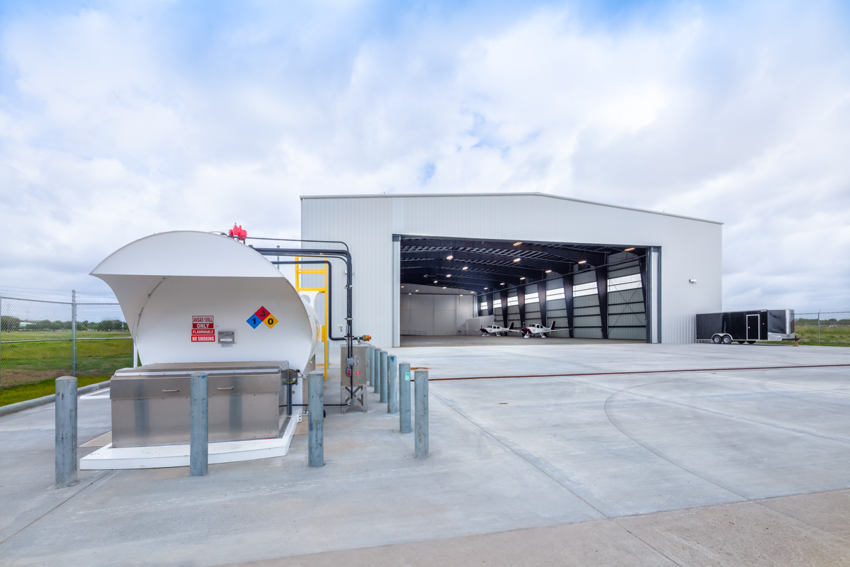 texas southern university hangar architecture photography
