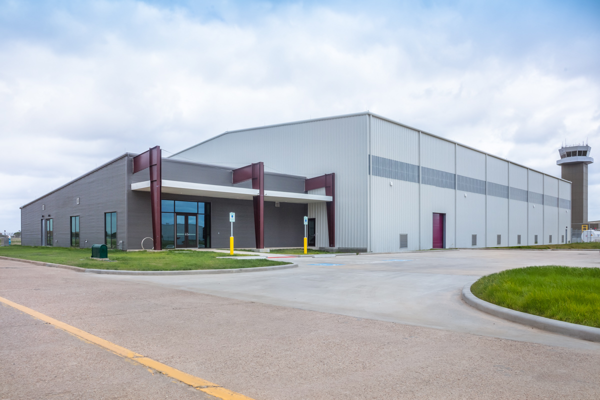 texas southern university hangar architecture photography